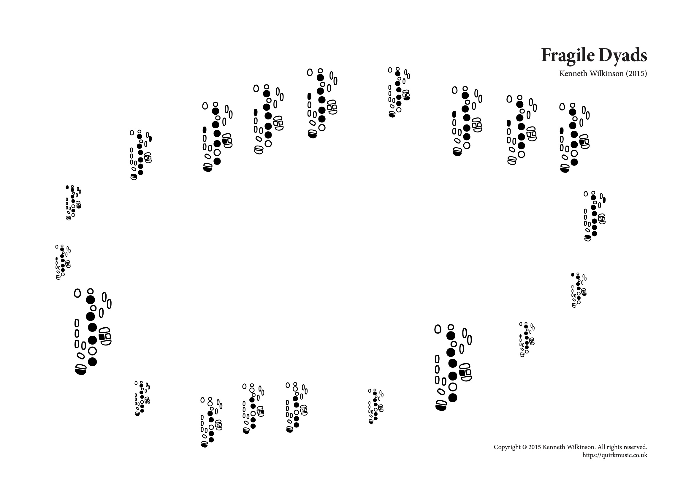 Fragile Dyads for solo alto saxophone